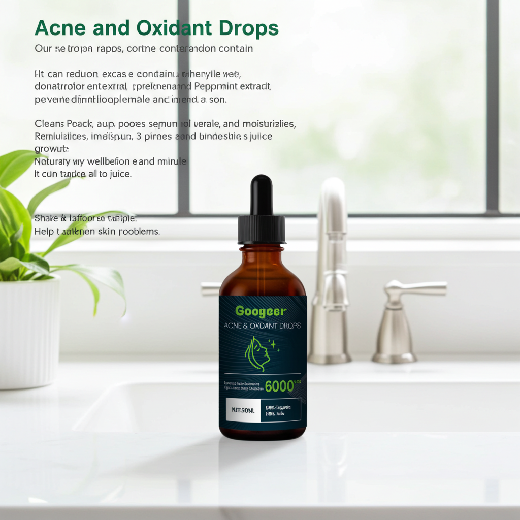 Googeer Acne Drops Deep Hydrating Moisturizing Moisturizing Fade Acne Pimples Closed Mouth Acne Facial